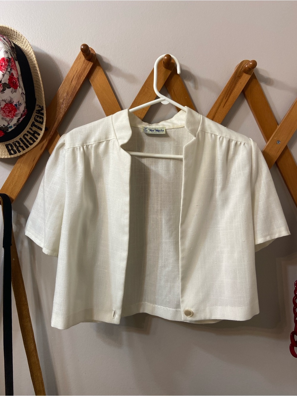 Vintage Nu Mode Linen Jacket